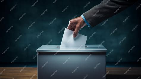 Colorful fo election vote hand holding ballot paper for election vote ...