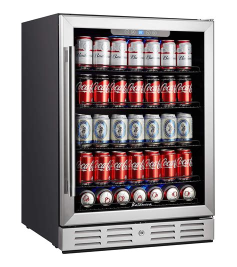 Kalamera 24 inch Beverage Refrigerator - 154 Cans Capacity Beverage ...