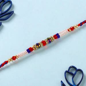 Floweraura Religious Raksha Bandhan Special: Handcrafted Vibrant Red ...