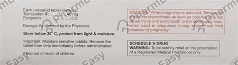 Tsart Am 40/5mg Strip Of 15 Tablets: Uses, Side Effects, Price & Dosage ...