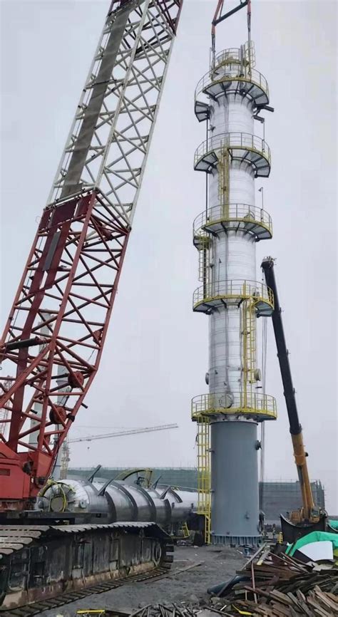 浙石化乙烯项目两塔器吊装就位 - 化工号