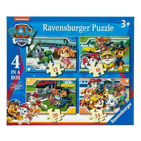 Buy Paw Patrol 4 in a Box Jigsaw Puzzles for GBP 4.99 | Card Factory UK