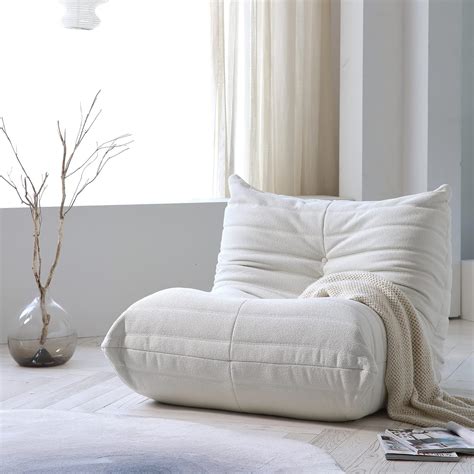 Amazon.com: TIFLON Fireside Chair,Lazy Floor Sofa Couches,Teddy Velvet ...