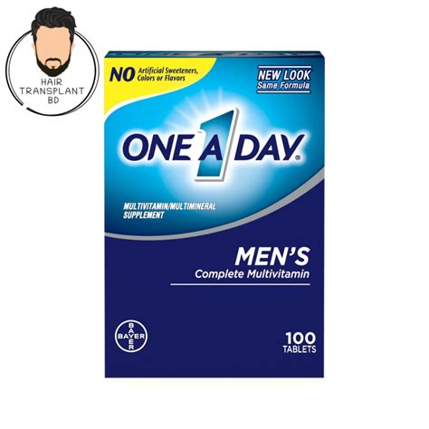 One A Day Men's Complete Multivitamin - 100 Tablets - Hair Transplant BD