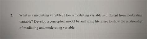 Image result for Mediating vs Moderating Variables