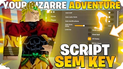 Your Bizarre Adventure Script Pastebin 的图像结果