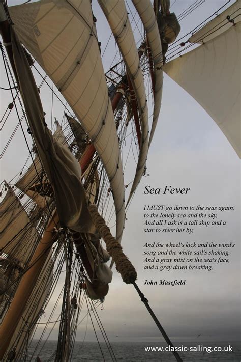 Sea Fever by John Masefield - The Nation's Favorite Sea Poem