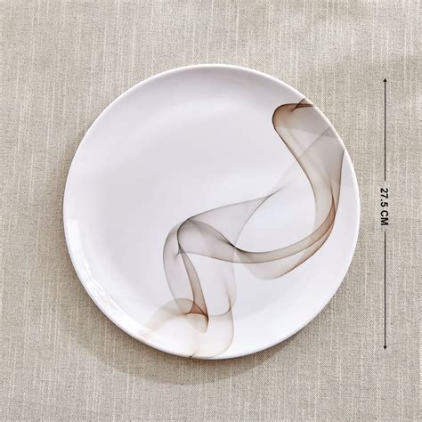 Buy Meadows Monalisa Urmi Melamine Printed Dinner Plate - 27.5cm from ...