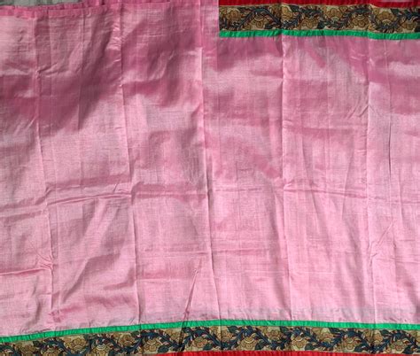 Vasanthi - pen Kalamkari on silk cotton Mangalgiri | The Maggam Collective