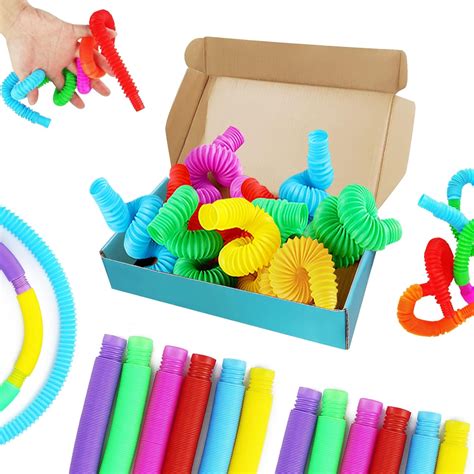 RTUDOPUYT Mini Pop Tubes Fidget Toy,24 Pack Sensory Tubes India | Ubuy