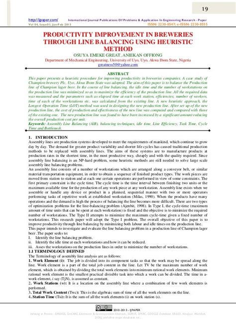 Line Balancing Example 的图像结果