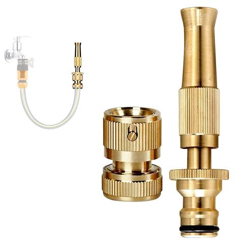 MOYESTA Brass Nozzle Garden Water Spray Gun | Water Jet Hose Nozzles ...