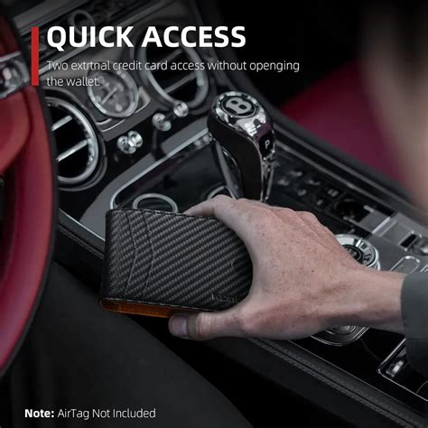 Buy RUNBOX Airtag Wallet Men Slim Thin Bifold Leather Wallet with 12 ...