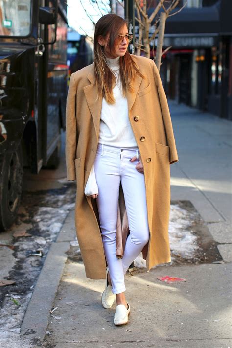 10 Ways to Wear White Jeans All Winter Long | Glamour