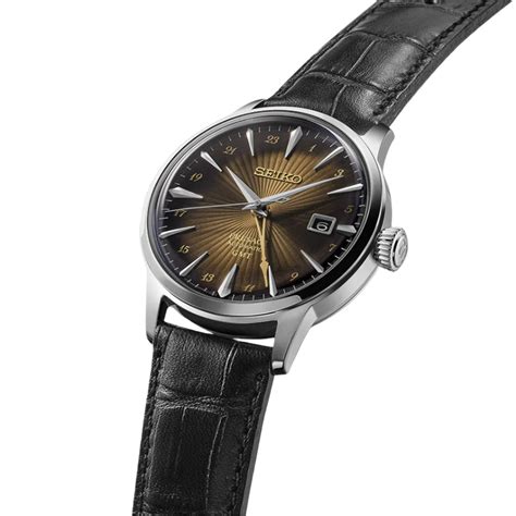Seiko Presage ‘Rusty Nail’ Cocktail Time GMT Men's Watch - SSK039J1 ...