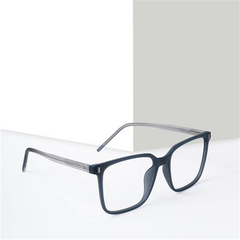 Voyage Dark Grey Square Eyeglasses for Men & Women (V98003MG5496-C5 ...