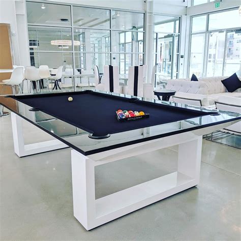 Dining Pool Table Combo Black at Jade Evans blog