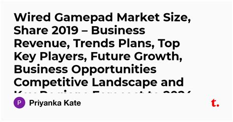 Wired Gamepad Market Size, Share 2019 – Business Revenue, Trends Plans ...