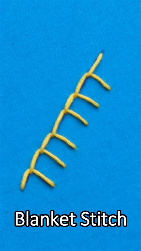 Image result for Embroidery Blanket Stitch Tutorial