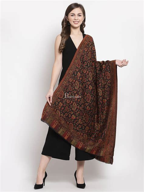 Pashtush His And Her Set Of Mens Fine Wool Shawl and Womens Reversible ...