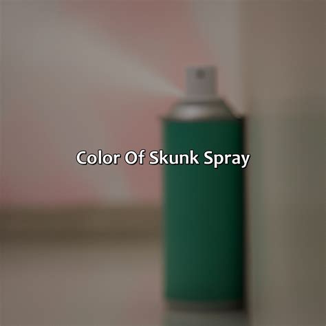 What Is Skunk Spray In Spanish at Gabriella Raiwala blog