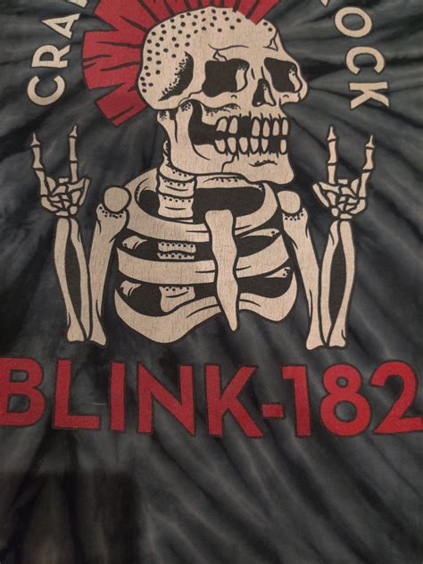 Vintage VTG Punk Rock Skull Blink 182 shirt Crappy Pu… - Gem