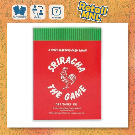 Retailmnl Sriracha The Game A Spicy Slapping Card Game | Shopee Philippines