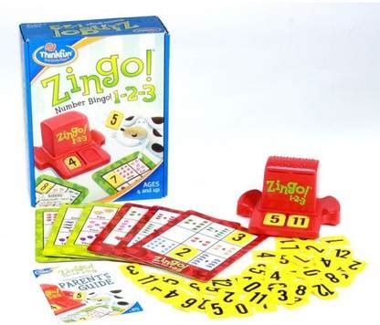 ThinkFun Zingo 123 Educational Board Games Board Game - Zingo 123 ...