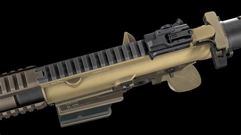 3D model Modular Sniper Rifle HK G28 standart VR / AR / low-poly | CGTrader