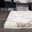 Windsor White Quatrefoil Shag Area Rug 5x7 | At Home