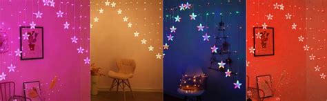 Buy KHIZAR – 16 Star LED Curtain Light | Premium Decorative Curtain ...