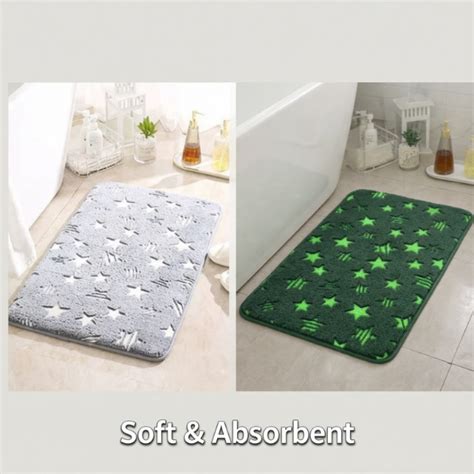 Buy Microfiber Non-Slip Night Glow Mat (Random Print) Online - Buy Now ...