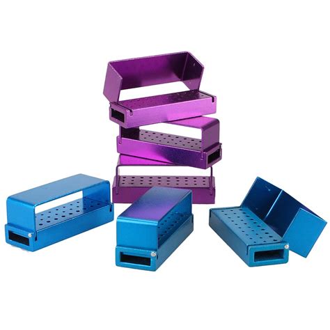 airgoesin 6pcs New FG RA Drills Burs Holder Block Case Organizer ...