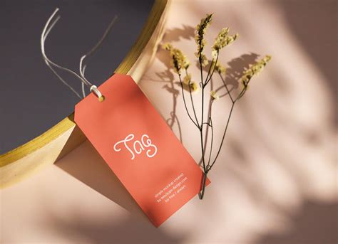 Clothing Label Hang Tag Mockup Set | Free PSD Templates