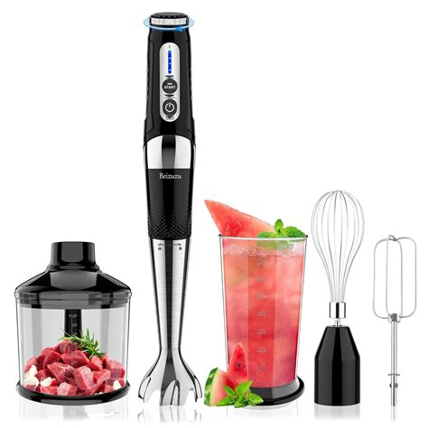 Buy Cordless Hand Blender: 4-in-1 Rechargeable Cordless Immersion ...