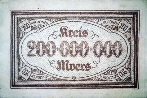 200 000 000 Mark - District of Moers – Numista