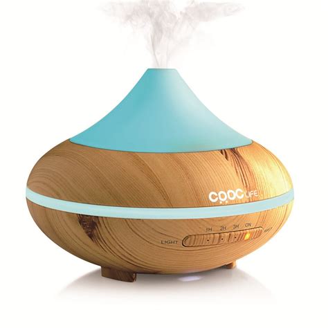 CRDC Life 200ml Wood Grain Essential Oil Diffuser Amora Humidifier Cool ...