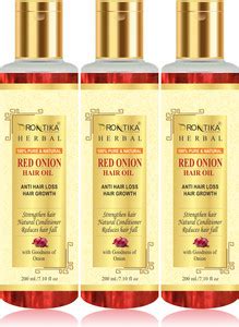drontika Onion Oil for Hair Regrowth Hair Oil & Hair Fall Control Hair ...