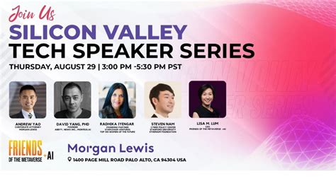 Silicon Valley Speaker Series: Billion-Dollar Tech Transformations Are ...