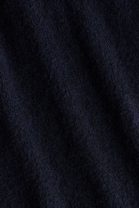 Women's Navy blue Fine-knit trousers | H&M IN