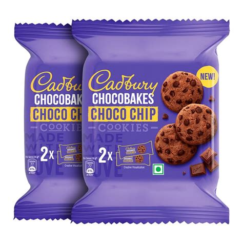 Cadbury Chocobakes ChocoChip Cookies, 167 g (Pack of 2) : Amazon.in ...