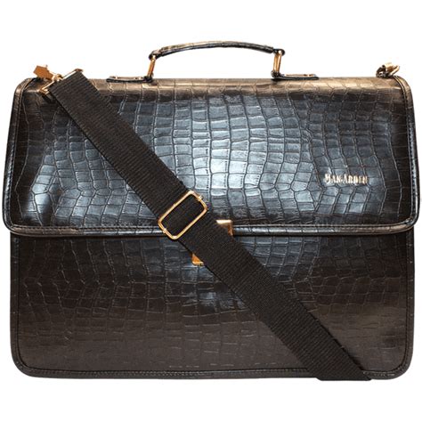 "The Somber Knight" Men's Briefcase Organizer Bag (Black) – Manarden