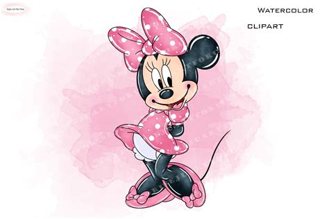Clipart Mickey Mouse, Minnie Y Mickey Mouse, Minnie Png, Pink Minnie ...