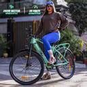 GOSPORTY Battery-Powered Cycle for Urban Commuters | E-Cycle with Front ...