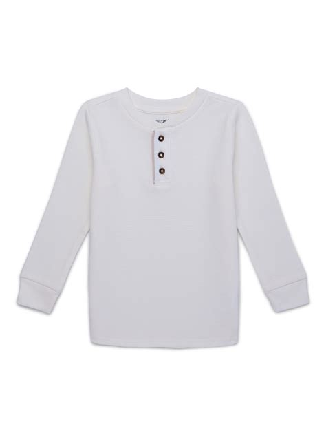 Garanimals Toddler Boys Long Sleeve Henley Tee, Sizes 18M-5T - Walmart.com