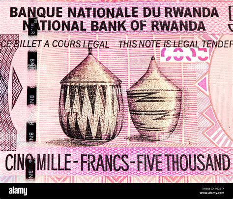 5000 Rwandan francs of Rwanda. Rwandan francs is the national currency of Rwanda Stock Photo - Alamy