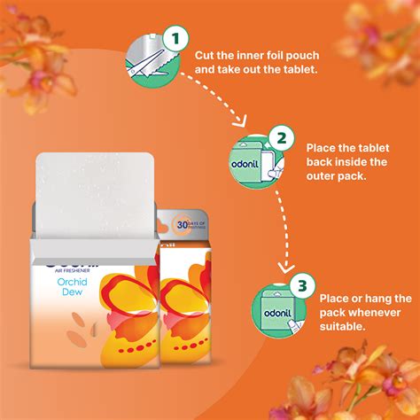 Buy Odonil Air Freshener Blocks Orchid Dew | Official e-Store DaburShop