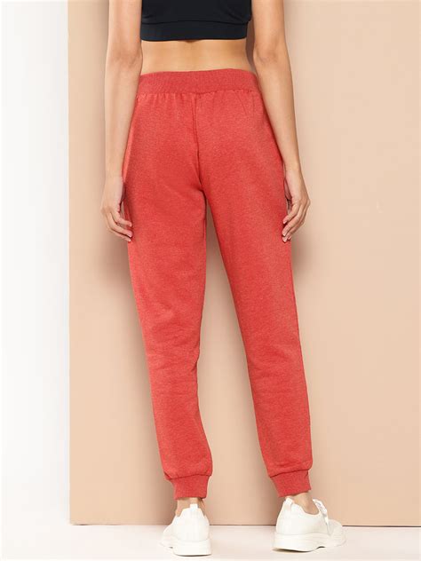 Alcis Women Red Slim Fit Solid Joggers WKPNAWC761-S