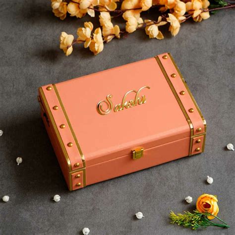 Get Customised Leather Trunk Online | Trunk Gift Hamper ...