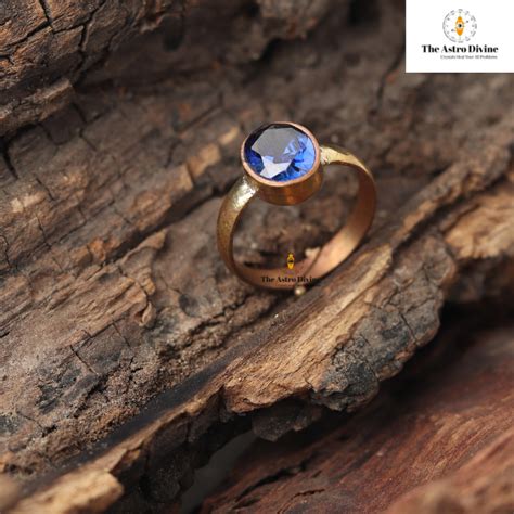 Natural Blue Sapphire Neelam Ashtadhatu Adjustable Ring – Theastrodivine